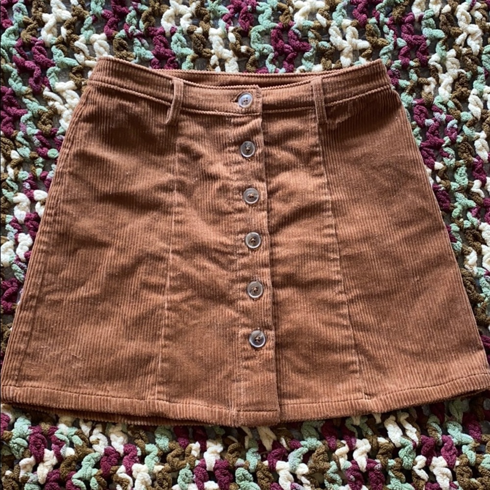 Corduroy skirt